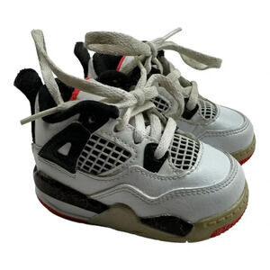Nike Air Jordan 4 Retro Flight Nostalgia Toddler Shoes 